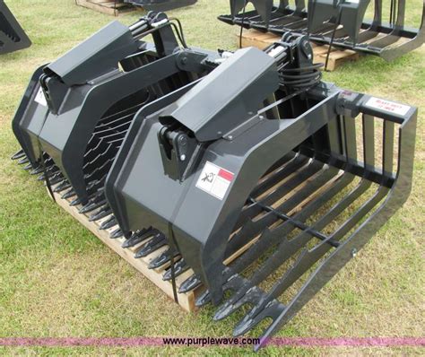 skid steer brush grapple for sell|used rotating grapple for sale.